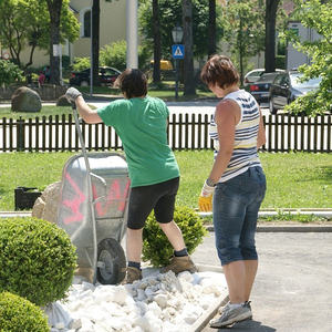 Vorplatzgestaltung Frühjahr 2011
